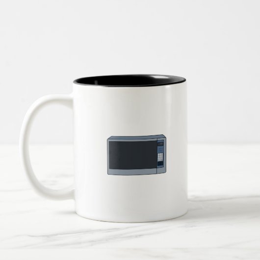 Mikrowelle Zweifarbige Tasse (Links)