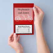 Mikrowellen-Popcorn-Verpackung Krimsonrot Doppel-F Flyer (Handgriff)