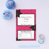 Mikrowellen-Popcorn-Verpackung Rosa und schwarze B Flyer (Einzeln)