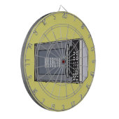 Mikrowellendarstellung Cartoon Dartscheibe (Vorderseite Links)