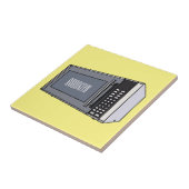 Mikrowellendarstellung Cartoon Fliese (Seite)