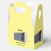 Mikrowellendarstellung Cartoon Geschenkschachtel (Geöffnet)