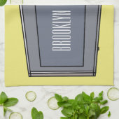 Mikrowellendarstellung Cartoon Geschirrtuch (Gefaltet)