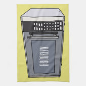 Mikrowellendarstellung Cartoon Geschirrtuch (Vertikal)