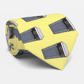 Mikrowellendarstellung Cartoon Krawatte (Gerollt)