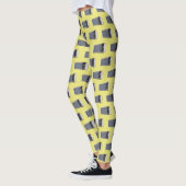 Mikrowellendarstellung Cartoon Leggings (Links)