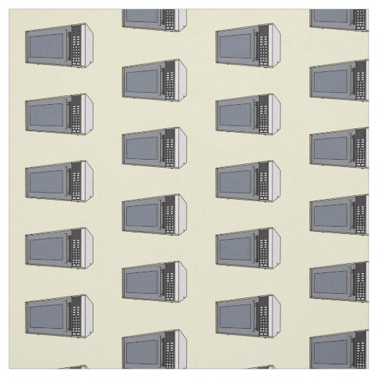 Mikrowellendarstellung Cartoon Stoff (Muster)
