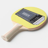 Mikrowellendarstellung Cartoon Tischtennis Schläger (Vorderseite)