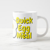 Mikrowelleneier Tasse mit Funny Quote (Eieromelet) (Rechts)