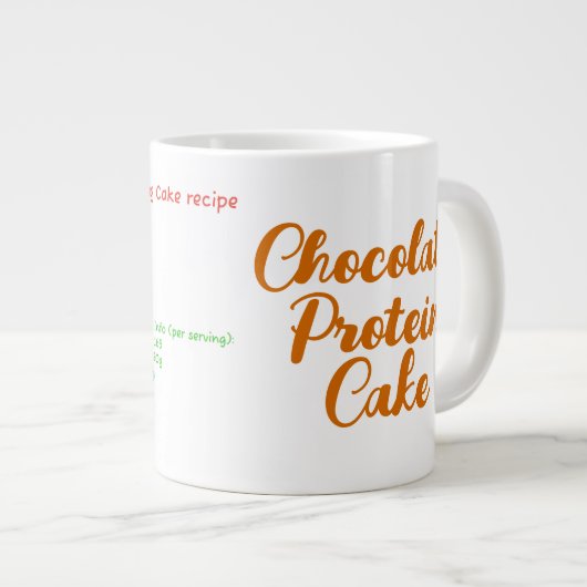 Mikrowellenkrebs-Tasse (Chocolate Protein Tasse Ca (Vorderseite Rechts)