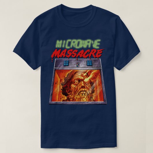 Mikrowellenmassacre Cult Classic Comedy Horror Fan T-Shirt (Design vorne)