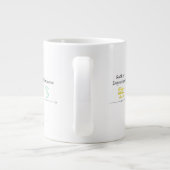 Mikrowellensichere Tasse mit leicht schokoladenbra (Rückseite)