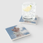 Mikrowellentechnik Steinuntersetzer (Seitenansicht)