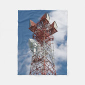Mikrowellenturm Fleecedecke (Vorderseite)