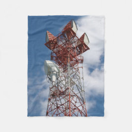 Mikrowellenturm Fleecedecke