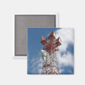 Mikrowellenturm Magnet (Vorderseite/Rückseite)