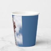 Mikrowellenturm Pappbecher (Links)