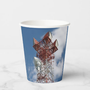 Mikrowellenturm Pappbecher