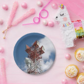 Mikrowellenturm Pappteller (Party)