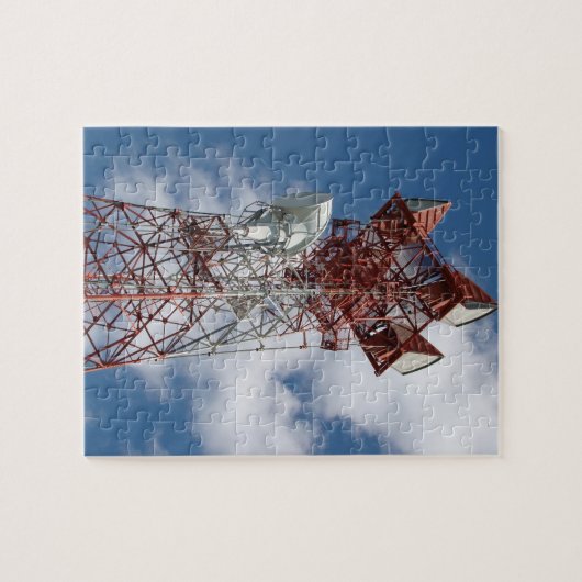 Mikrowellenturm Puzzle (Horizontal)