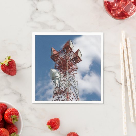 Mikrowellenturm Serviette (Beispiel)