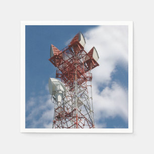 Mikrowellenturm Serviette