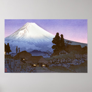 Mikuhō (Fuji) von Hiroaki Takahashi Poster
