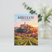 Mikulov Tschechien Postkarte (Stehend Vorderseite)
