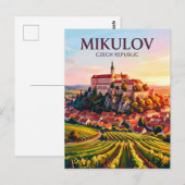 Mikulov Tschechien Postkarte (Vorne/Hinten)
