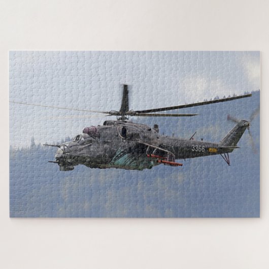 Mil Mi-24 Hind Puzzle (Horizontal)