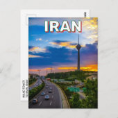 Milad Tower in Teheran, Iran Postkarte (Vorne/Hinten)