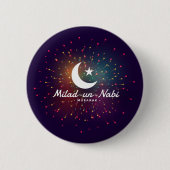 Milad-un-Nabi Mubarak Button (Vorderseite)