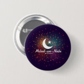 Milad-un-Nabi Mubarak Button (Vorne & Hinten)