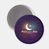 Milad-un-Nabi Mubarak Magnet (Vorderseite/Rückseite)