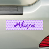 Milagros im Lila Autoaufkleber (Auf Auto)