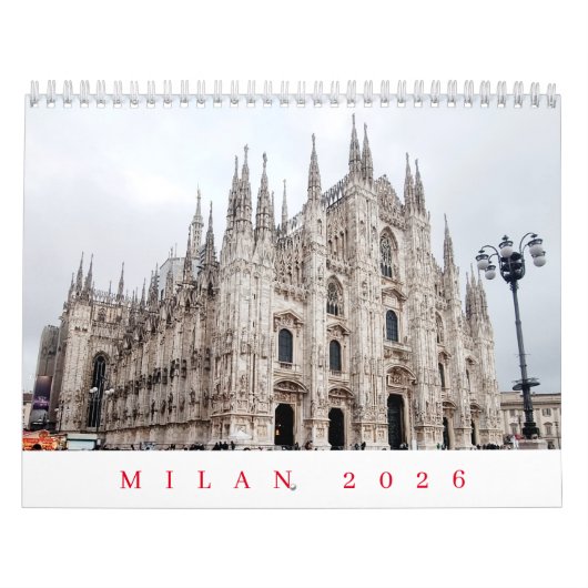 Milan 2026 calendar kalender (Titelbild)