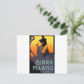 Milan Beer von Raphael Kirchner Postkarte (Stehend Vorderseite)