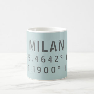 Milan Breite Länge Kaffeetasse