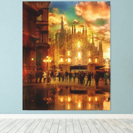 Milan Cathedral Leinwanddruck (Insitu (Holzboden))