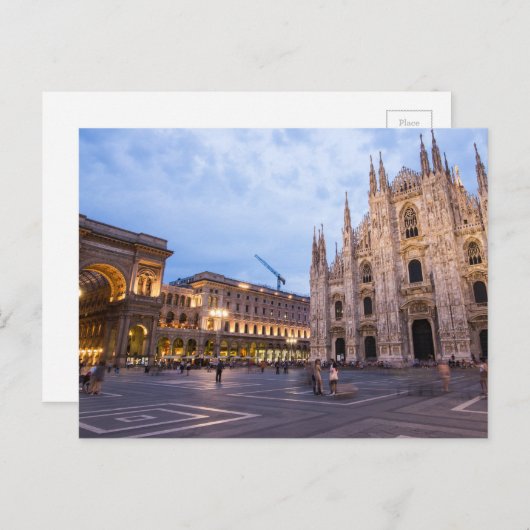Milan Cathedral Postkarte (Vorne/Hinten)