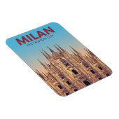 Milan-Dom-Gepäckanhänger Magnet (Rechte Seite)