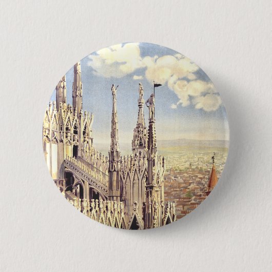 Milan Duomo Kathedrale Geburt Heilige Maria Button (Vorderseite)
