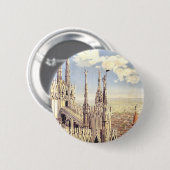 Milan Duomo Kathedrale Geburt Heilige Maria Button (Vorne & Hinten)