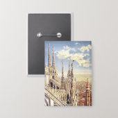 Milan Duomo Kathedrale Geburt Heilige Maria Button (Vorderseite/Rückseite)