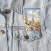 Milan Duomo Kathedrale Geburt Heilige Maria Button (Insitu)