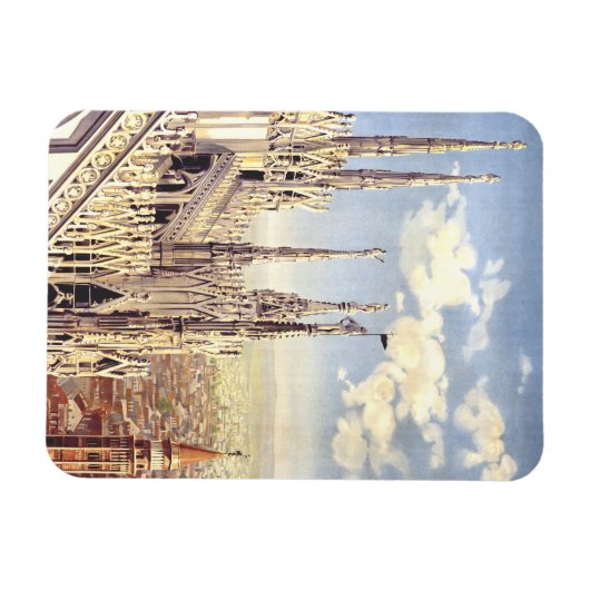 Milan Duomo Kathedrale Geburt Heilige Maria Magnet (Horizontal)