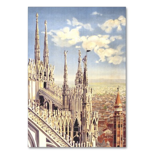 Milan Duomo Kathedrale Geburt Heilige Maria Tischnummer (Vorderseite)