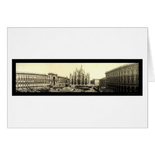Milan Duomo Square Italien Foto 1909