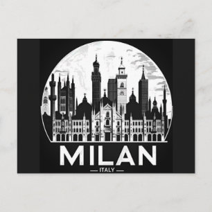 Milan Italien Skyline Postkarte
