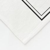 Milan Map Illustration Fleecedecke (Ecke)